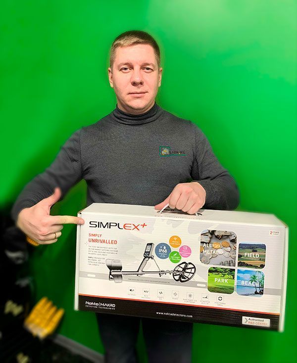 Nokta Simplex Plus в комплекте с беспроводными наушниками