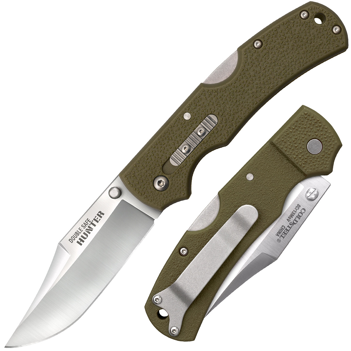 Нож Cold Steel 23JC Double Safe Hunter (OD Green) фото 2