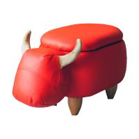 Пуфик животное Only Puf Бык Красный фото 1