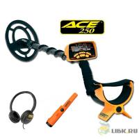 Металлоискатель Garrett ACE 250  (+ Pro-Pointer AT + Наушники АСЕ ClearSound Easy Stow) фото 1
